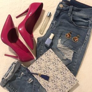 Aldo’s hot pink pumps